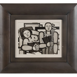 Appraisal: After Fernand Leger French - La Lecture inscribed verso No