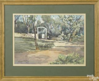 Appraisal: Frank Hamilton Taylor American - watercolor view of Cumberland Island