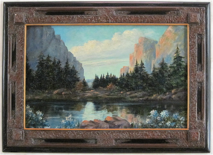 Appraisal: C B CHRISTENSEN OIL ON CANVAS American late th th