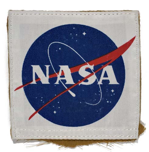 Appraisal: FLOWN NASA Meatball Emblem Measuring approximately inches square the emblem