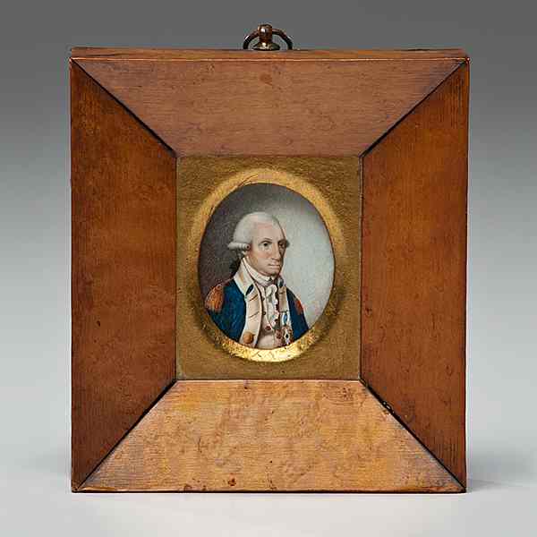 Appraisal: George Washington Miniature Portrait After Edward Savage After Edward Savage