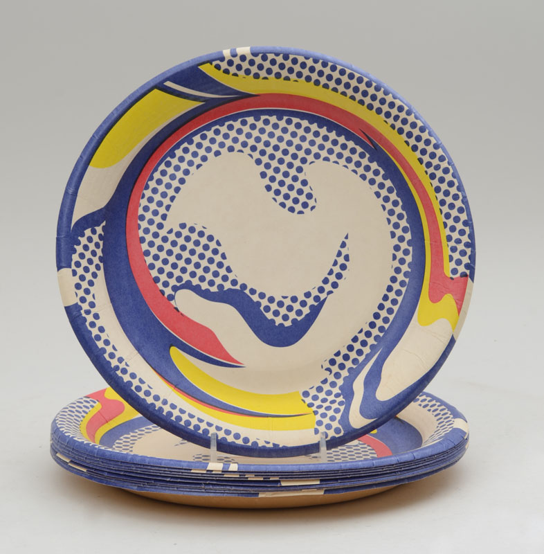 Appraisal: ROY LICHTENSTEIN - PAPER PLATES The group of ten screenprints