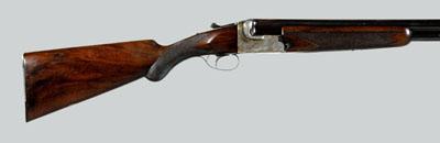 Appraisal: Abercrombie Fitch shotgun ga over-and-under in barrels serial No checkered