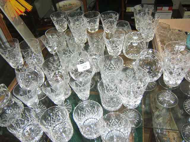 Appraisal: A QUANTITY OF STUART ROYAL BRIERLEY AND WEBB CRYSTAL GLASSWARE