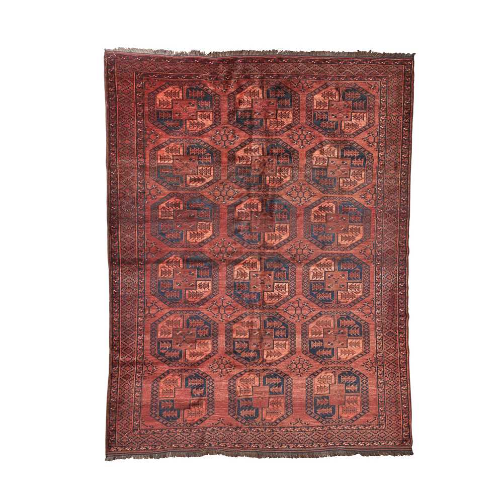 Appraisal: ERSARI CARPET TURKMENISTAN EARLY TH CENTURY the rust brown field