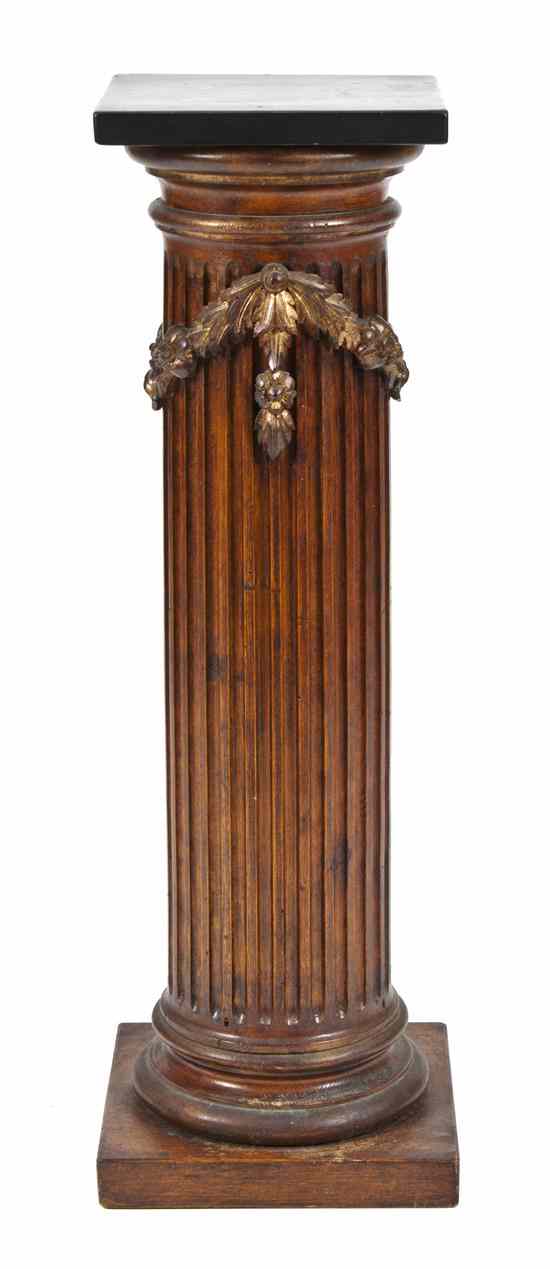 Appraisal: A Composite Doric Column having a square top over the