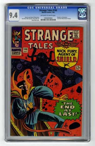 Appraisal: Strange Tales CGC Marvel Comics Click for full description