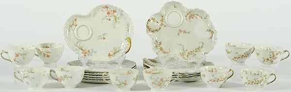 Appraisal: Haviland Limoges Teacups and Luncheon Plates Continental an assembled group