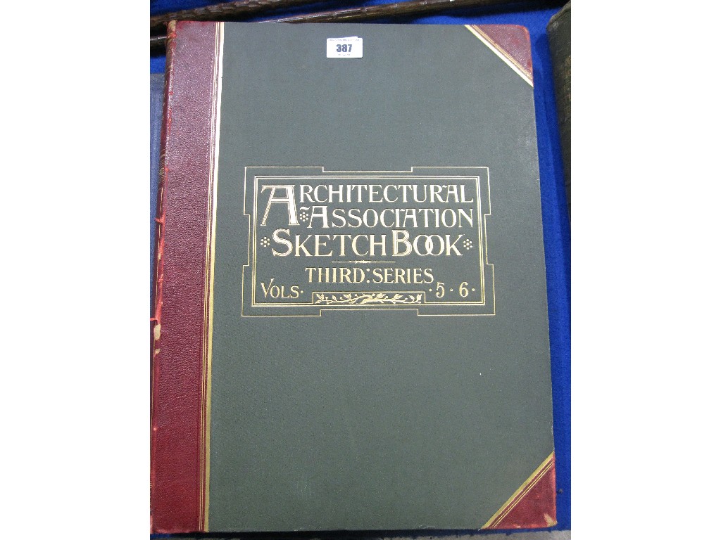 Appraisal: Copy of Architectural Association Sketch Book rd Series Volumes