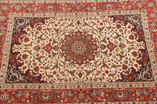 Appraisal: ISFAHAN RUG Signed App ft in x ft in