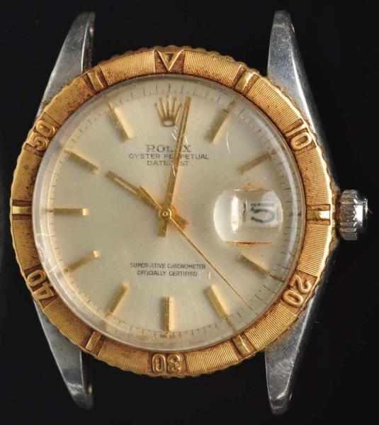 Appraisal: s Mens Stainless Steel K Bezel Rolex Thunderbird rotating bezel