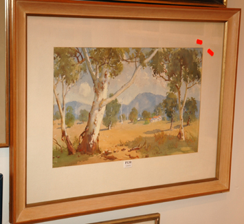 Appraisal: J W ROACH THORNTON LANDSCAPE WATERCOLOUR