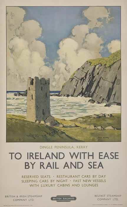 Appraisal: HENRY Paul - TO IRELAND WITH EASE Dingle British Railway