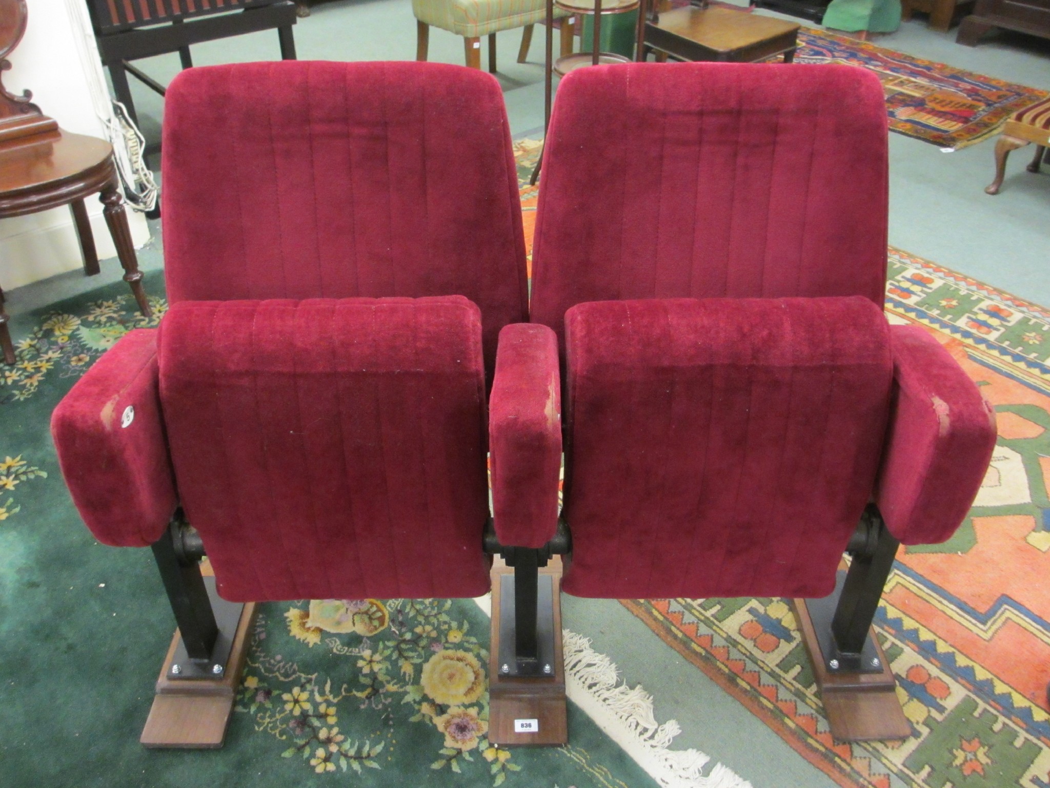 Appraisal: Pair of seats from the Citizens Theatre Glasgow