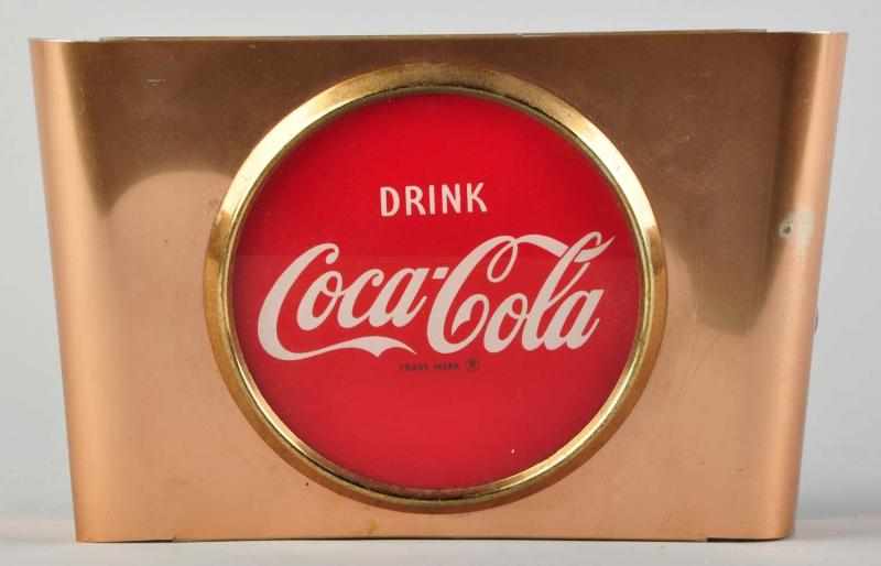 Appraisal: Coca-Cola Wall Sconce Light Description s Missing the metalwork lattice