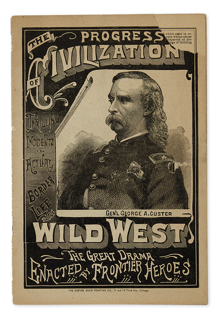 Appraisal: WEST Group of items relating to George Armstrong Custer and