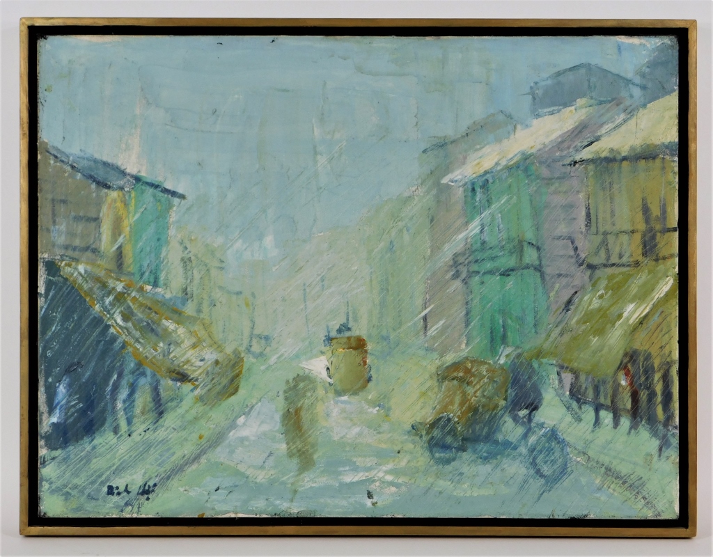 Appraisal: FINE IMPRESSIONIST SAIGON VIETNAM PAINTING Vietnam Dated Executed in a