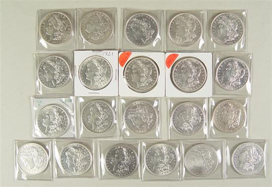 Appraisal: Morgan Dollars From Year Includes P mints S mints and