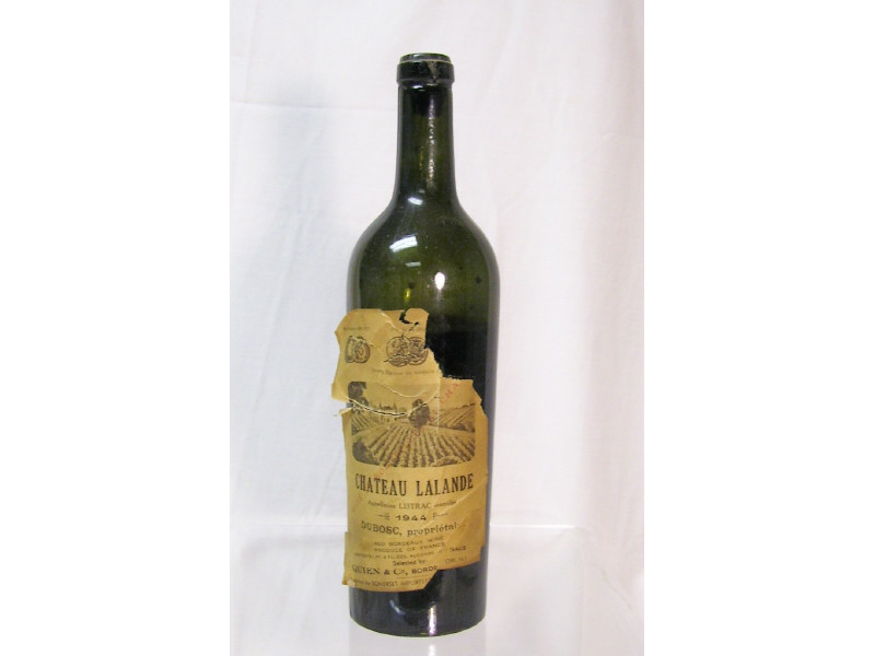 Appraisal: Chateau Lalande Vintage - ml bottle Low-shoulder level By placing