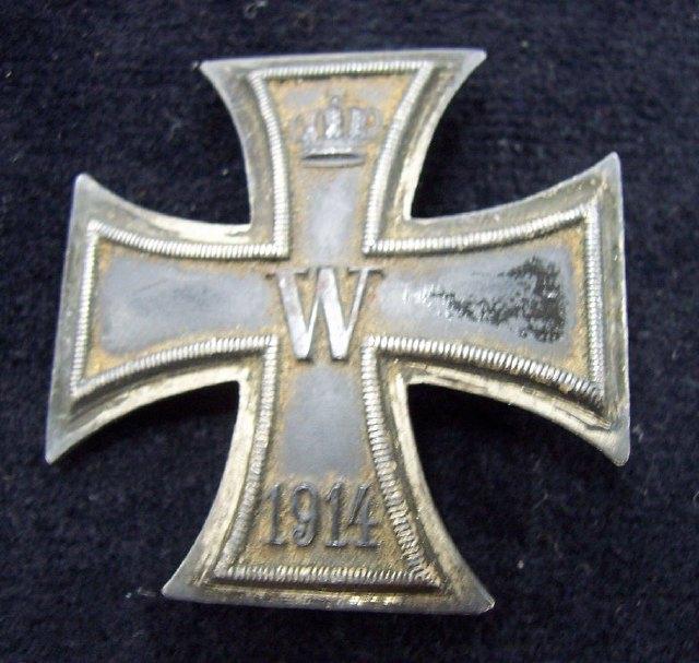 Appraisal: Imperial German Iron Cross st Class Breast Star pin-fitting stamped