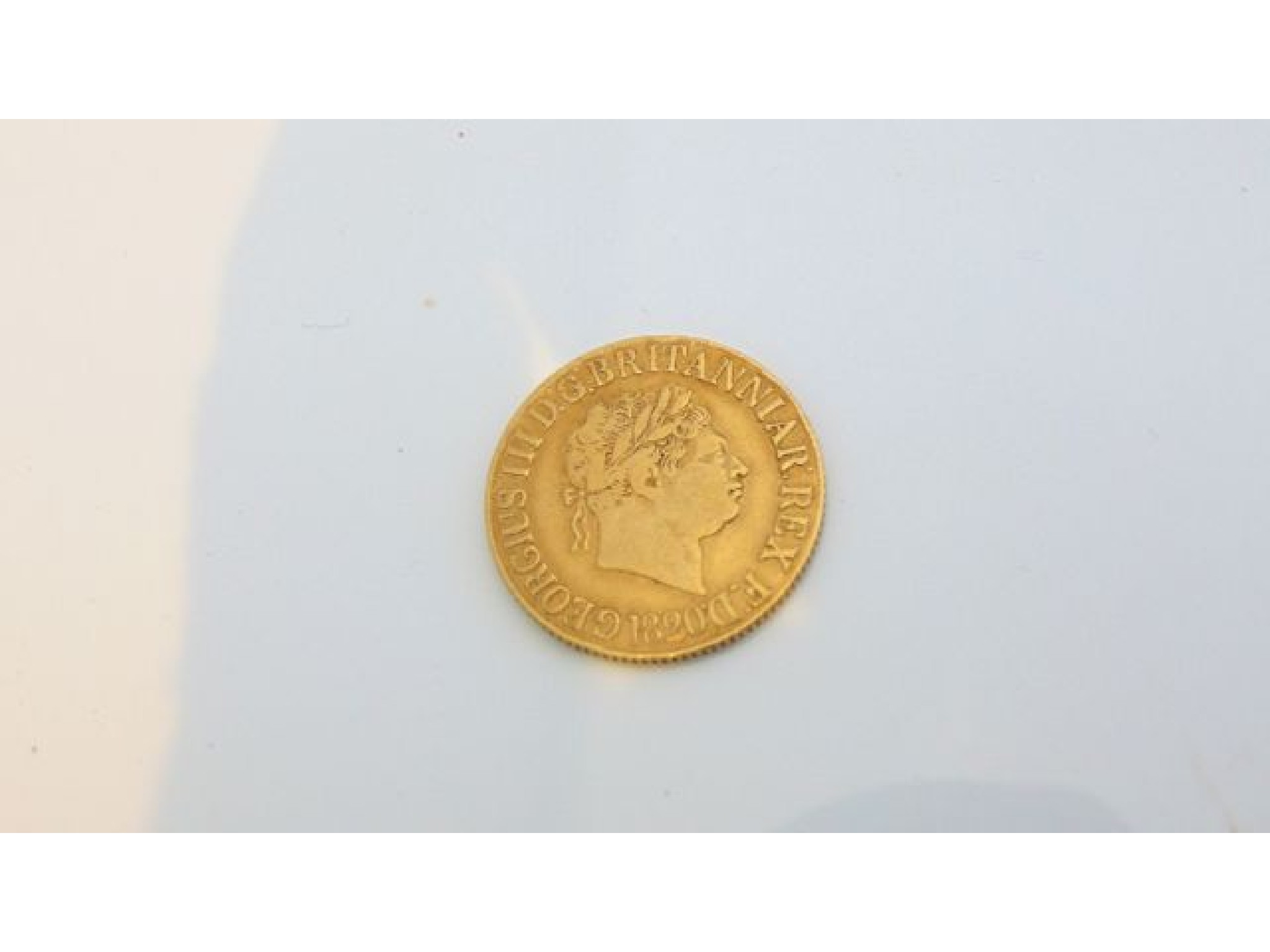 Appraisal: A George III full sovereign g