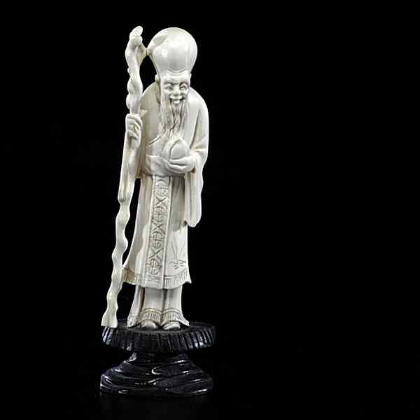 Appraisal: Chinese Ivory Shao Lao Chinese late th early th century