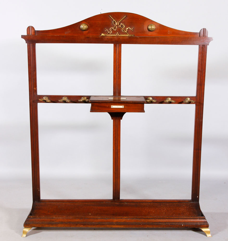 Appraisal: - th C Golf Club Rack th century rare and