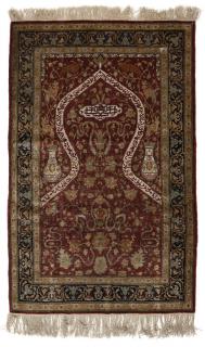 Appraisal: A Turkish Hereke Koum Kapi silk carpet First quarter th