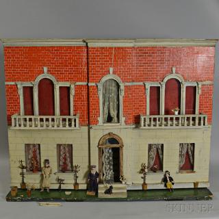 Appraisal: Silber Fleming-type Dollhouse Silber Fleming-type Dollhouse England th century the