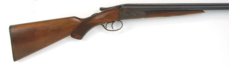 Appraisal: FOX STERLINGWORTH SIDE-BY-SIDE SHOTGUN ga Serial Blued finish with some