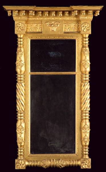 Appraisal: A Federal giltwood mirror first quarter th century height ft