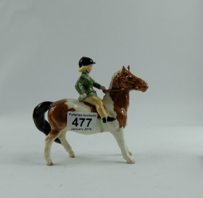 Appraisal: Beswick Girl on Skewbald pony