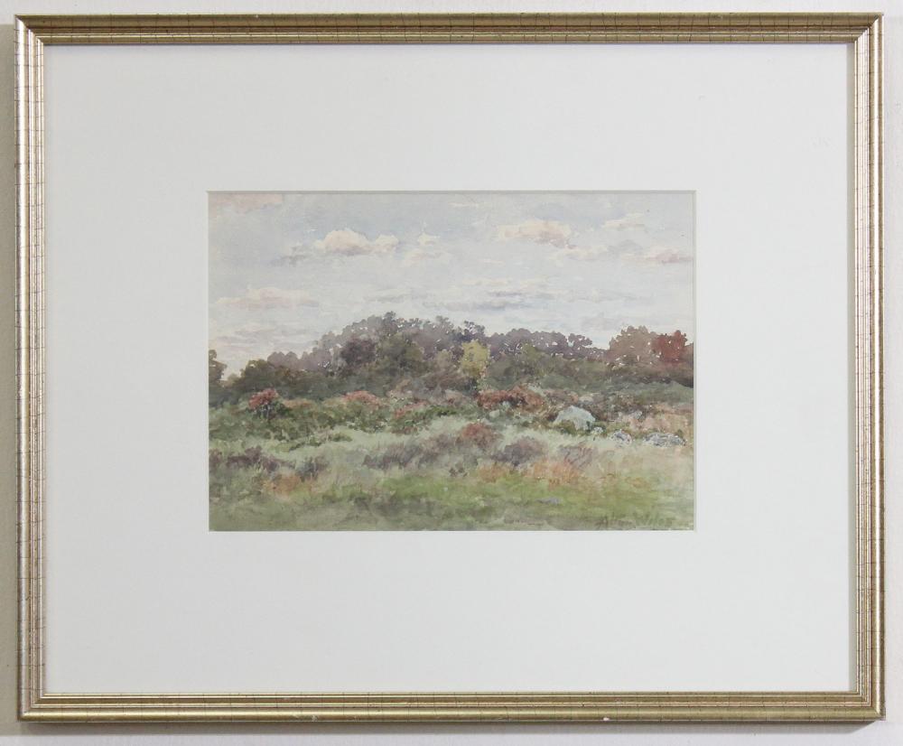 Appraisal: ALTON WILES New York England - watercolor on paper landscape