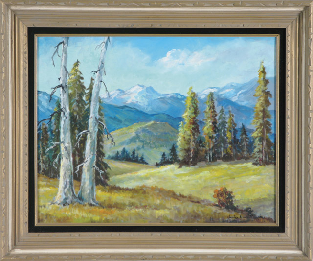 Appraisal: CHESTER GLENN MURPHY OIL ON CANVAS Kansas Oregon - titled