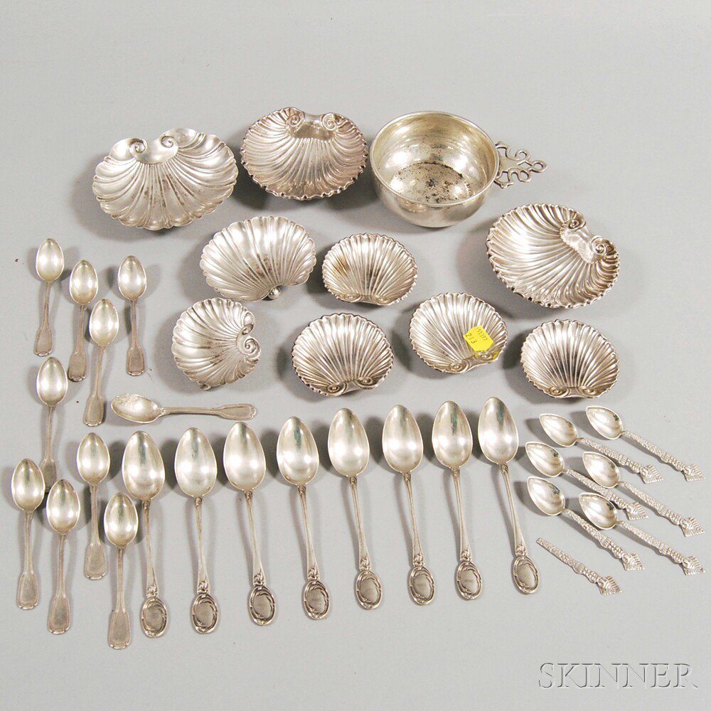 Appraisal: Group of Assorted Sterling Silver Tableware and Flatware a Valerio