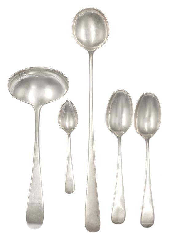 Appraisal: Sale Lot Five American Silver Spoons Erickson Silver Shop Gardner