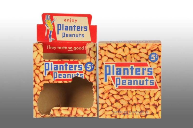 Appraisal: Cardboard Planters Peanut Mr Peanut Display Box Description s Cardboard