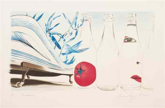 Appraisal: James Rosenquist American b Terrarium serigraph edition signed James Rosenquist