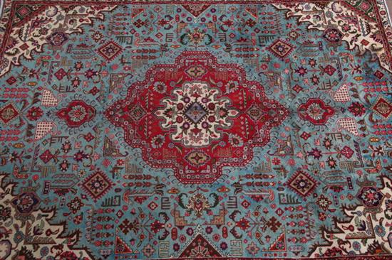 Appraisal: TABRIZ RUG ft in x ft in