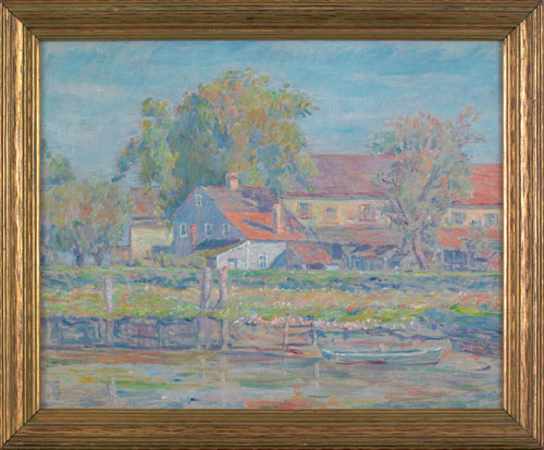 Appraisal: Joseph B Grossman American b oil on canvas landscape signed