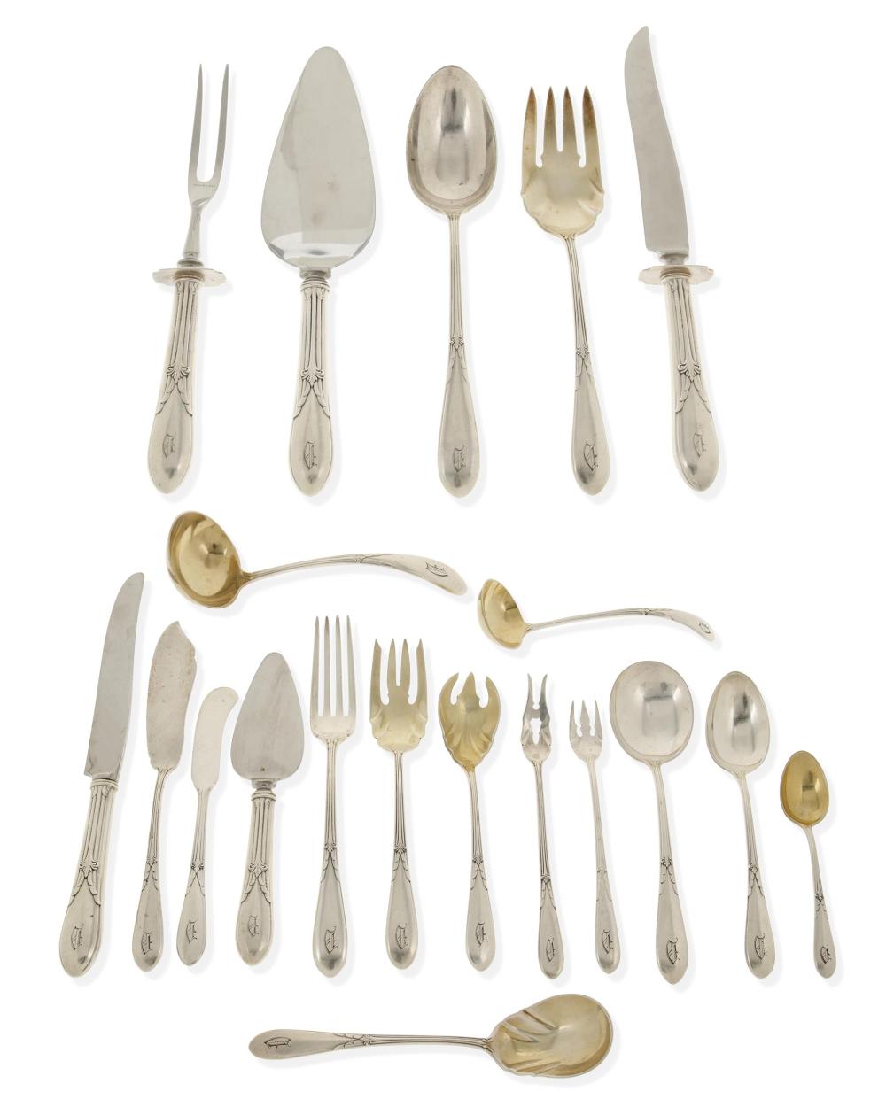 Appraisal: A Gorham Rose Marie sterling silver flatware service th Century