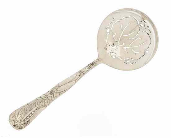 Appraisal: An American Sterling Silver Serving Spoon Tiffany Co in the