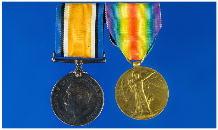 Appraisal: WW Pair British War Medal and Victory Medal correctly named