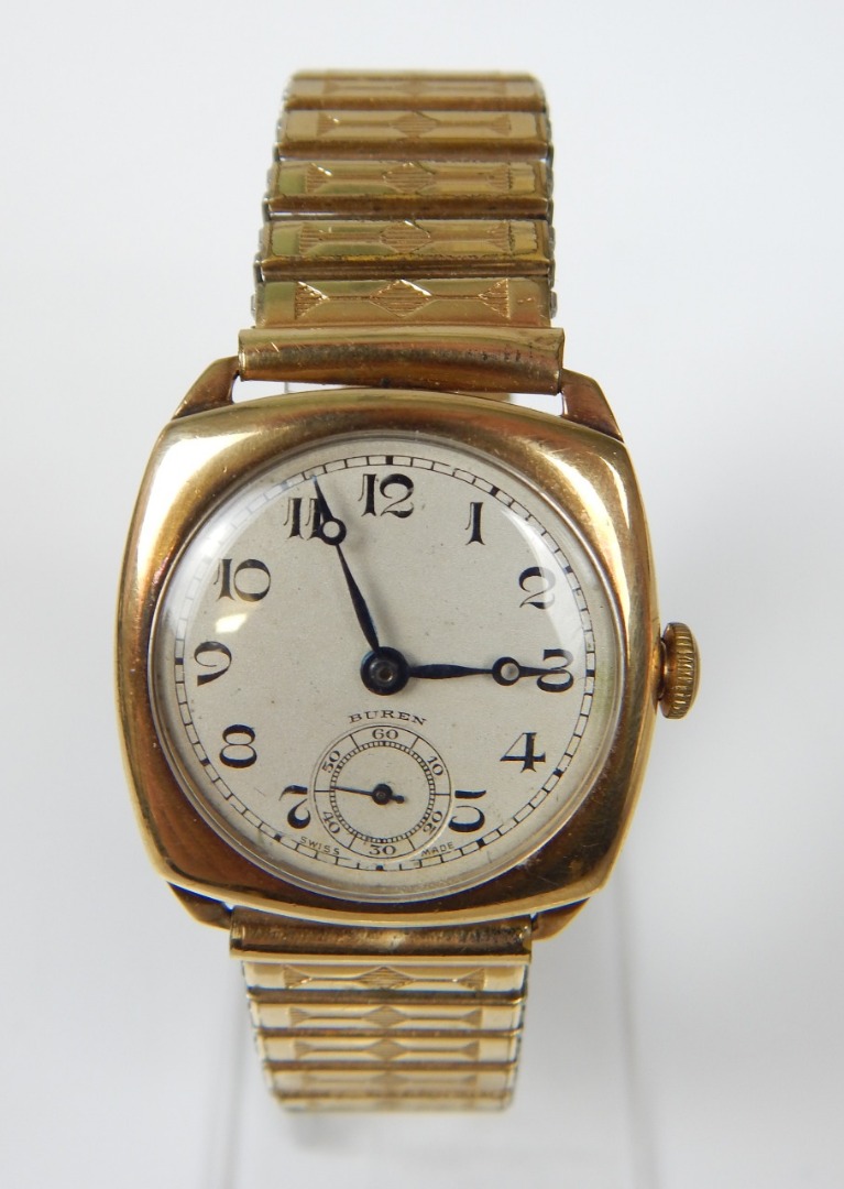 Appraisal: A gent's wristwatch the head inscribed Imperial Chemical Industries Presented