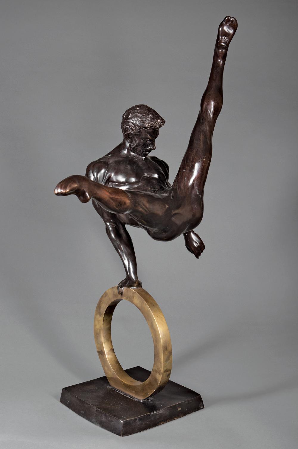 Appraisal: Richard MacDonald American California b The Flair bronze after the