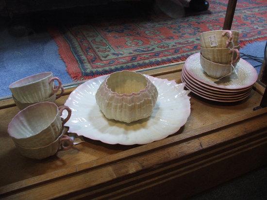 Appraisal: A BELLEEK CO FERMANAGH IRELAND PORCELAIN PART TEA SERVICE consisting