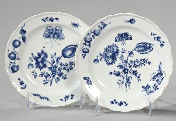 Appraisal: Pair of Worcester Dr Wall Period Porcelain Tea Plates third