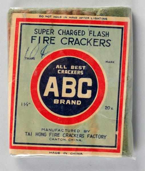 Appraisal: ABC -Pack - Firecrackers Class Manufactured by Tai Hung Canton