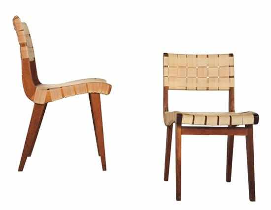 Appraisal: DOUGLAS SNELLING - A PAIR OF DINING CHAIRS DESIGNED manufactured