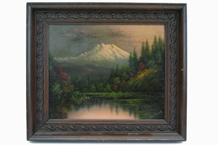 Appraisal: ELIZA R BARCHUS OIL ON PANEL The Oregon Artist -